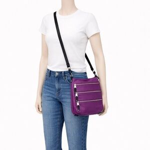 Danier Leather Purple Crossbody Bag